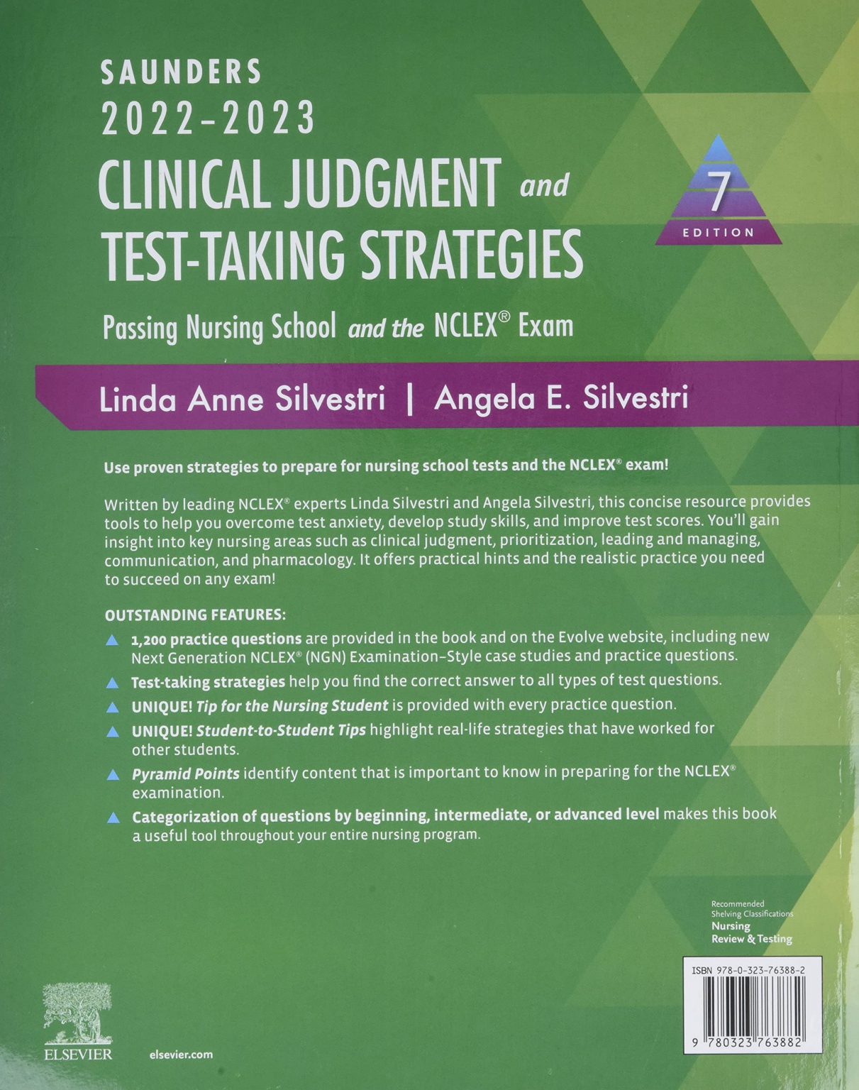 Saunders 2022-2023 Clinical Judgment And Test-Taking Strategies - آوا کتاب