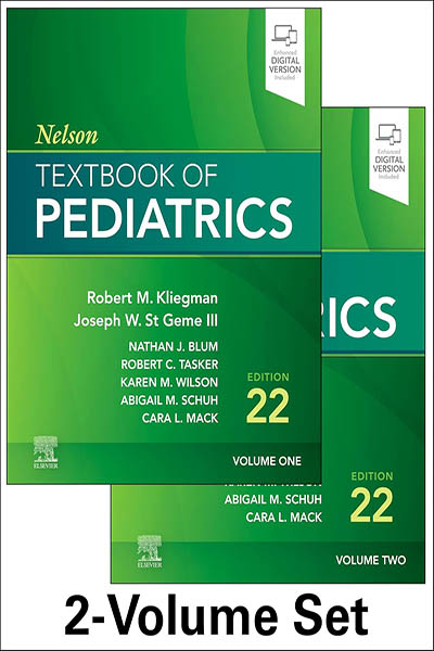 Nelson Textbook of Pediatrics,4 -Volume Set 22nd Edition تکست بوک نلسون 2022 چهار جلدی _ انتشارات اسب سفید